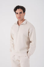Load image into Gallery viewer, Unisex Oversize Half-Zip Sweatshirt & Baggy Sweatpants Set