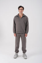Load image into Gallery viewer, Unisex Oversize Half-Zip Sweatshirt & Baggy Sweatpants Set