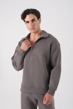 Load image into Gallery viewer, Unisex Oversize Half-Zip Sweatshirt & Baggy Sweatpants Set