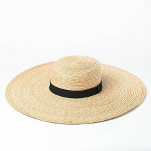 Load image into Gallery viewer, Oversized Big Modern Straw Hats For Women Summer Large Brim Sun Hat Luxury Beach Hat UV Protection Comfortable Hat For Party Summer Accessories