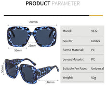 Load image into Gallery viewer, Oversized Leopard Unique & Attractive Designer Sunglasses For Women & Men Luxury Shades In Brown Square Size Sun Glasses Luxury Square Gradient Sun Glasses Shades