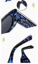 Load image into Gallery viewer, Oversized Leopard Unique & Attractive Designer Sunglasses For Women & Men Luxury Shades In Brown Square Size Sun Glasses Luxury Square Gradient Sun Glasses Shades