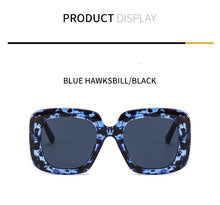 Load image into Gallery viewer, Oversized Leopard Unique & Attractive Designer Sunglasses For Women & Men Luxury Shades In Brown Square Size Sun Glasses Luxury Square Gradient Sun Glasses Shades