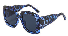 Load image into Gallery viewer, Oversized Leopard Unique & Attractive Designer Sunglasses For Women & Men Luxury Shades In Brown Square Size Sun Glasses Luxury Square Gradient Sun Glasses Shades
