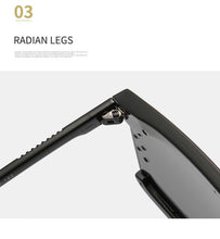 Load image into Gallery viewer, Oversized Shield Sunglasses for Women Men Square Rimless Fashion Shades Sunglasses For Women & Men Elegant Shades For Women Popular Oversized Festival Trendy Sunglasses For Men & Women