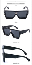 Load image into Gallery viewer, Oversized Square Rimless Shades UV400 Shape Sunglasses For Women New Fashionable New Big Frame Sun Glasses for Female New Latest Attractive Large Flat Top Eyewear For Unisex