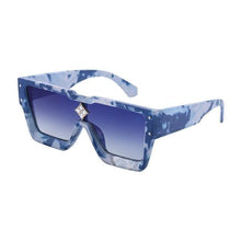 Load image into Gallery viewer, Oversized Square Rimless Shades UV400 Shape Sunglasses For Women New Fashionable New Big Frame Sun Glasses for Female New Latest Attractive Large Flat Top Eyewear For Unisex