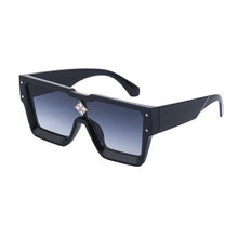 Load image into Gallery viewer, Oversized Square Shape Sunglasses For Women & Men New Luxury Design Sun Glasses For Female New Fashionable Large Frame Silver Mirror Eyewear