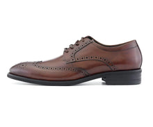 Load image into Gallery viewer, ASHER GREEN -LEATHER WING TIP COMFORTABLE RUBBER SOLE