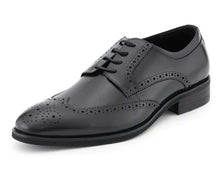 Load image into Gallery viewer, ASHER GREEN -LEATHER WING TIP COMFORTABLE RUBBER SOLE