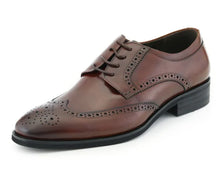 Load image into Gallery viewer, ASHER GREEN -LEATHER WING TIP COMFORTABLE RUBBER SOLE