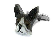 Load image into Gallery viewer, Painted Boston Terrier Cufflinks