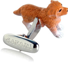 Load image into Gallery viewer, Painted Dog Cufflinks