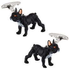 Load image into Gallery viewer, Painted French Bulldog Cufflinks