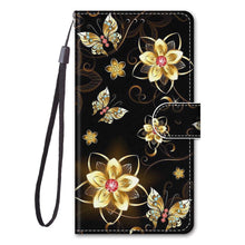 Load image into Gallery viewer, Painted Leather Flip Phone Case For Xiaomi Redmi 8 9 9A 9C 9T Redmi 10 Lion Cat Butterfly Wallet Card Holder Stand Book Cover Colorful PU Leather Wallet Flip Cover Shockproof Card Slots Holder Side Pocket Magnetic Closure Stylish Case