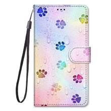 Load image into Gallery viewer, Painted Leather Flip Phone Case For Xiaomi Redmi 8 9 9A 9C 9T Redmi 10 Lion Cat Butterfly Wallet Card Holder Stand Book Cover Colorful PU Leather Wallet Flip Cover Shockproof Card Slots Holder Side Pocket Magnetic Closure Stylish Case