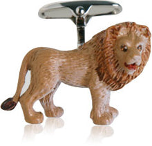 Load image into Gallery viewer, Painted Lion Cufflinks
