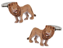 Load image into Gallery viewer, Painted Lion Cufflinks