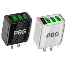 Load image into Gallery viewer, PBG 3 Port Wall Charger with LED Voltage Display Charge 3 Devices at once!