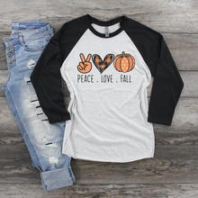 Load image into Gallery viewer, Peace Love Fall Tee