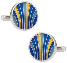 Load image into Gallery viewer, Peacock Cufflinks