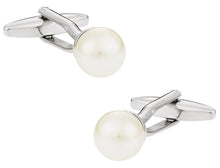 Load image into Gallery viewer, Pearl Cufflinks Womens