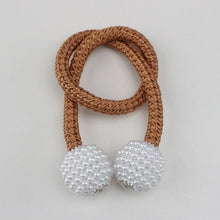 Load image into Gallery viewer, Pearl Magnetic Curtain Clip Curtain Holder Tieback Buckle Clips Hanging Ball Buckle Tie Back Curtain Accessories Home Decor Decorative Curtain Holdbacks Crystal Tie Backs For Curtains Curtain Holders For Window Draperies