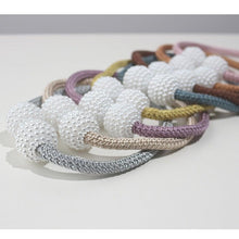 Load image into Gallery viewer, Pearl Magnetic Curtain Clip Curtain Holder Tieback Buckle Clips Hanging Ball Buckle Tie Back Curtain Accessories Home Decor Decorative Curtain Holdbacks Crystal Tie Backs For Curtains Curtain Holders For Window Draperies