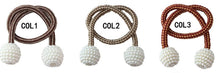 Load image into Gallery viewer, Pearl Magnetic Curtain Clip Curtain Holder Tieback Buckle Clips Hanging Ball Buckle Tie Back Curtain Accessories Home Decor Decorative Curtain Holdbacks Crystal Tie Backs For Curtains Curtain Holders For Window Draperies