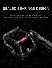 Load image into Gallery viewer, Pedals Bicycle Aluminum Pedal Mountain Urban Road Parts Sealed Bearing Flat Platform All-Round Pedals Bike Accessories Advanced 4 Bearings Mountain Bike Pedals Platform Bicycle Flat Alloy Pedals