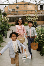 Load image into Gallery viewer, Peony Stripe - Boys Tie