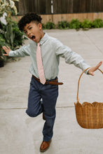 Load image into Gallery viewer, Peony Stripe - Boys Tie