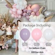 Load image into Gallery viewer, Perfect Set Of Pink Purple Balloon Set Arch Garland Kit For Wedding Birthday Anniversary Balloons For Party Decorations