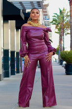 Load image into Gallery viewer, Glamourista Women's Trendy Leather Suit - Chic & Confident Style