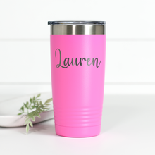 Load image into Gallery viewer, Personalized 20 oz Engraved Tumbler