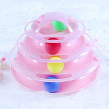 Load image into Gallery viewer, Pet Cat Toy Training Amusement Plate Kitten Tower Tracks Disc Cat Intelligence Amusement Triple Disc tumbler Fish Animal Toy For Small Dogs Wiggle Fish Catnip Toys Motion Kitten Toy Plush Interactive Cat Toys for Cat Exercise
