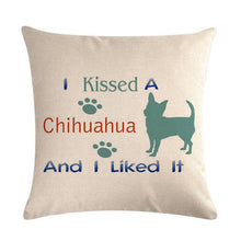 Load image into Gallery viewer, Pet Dog Elegant Design Linen Cotton Throw Pillow Covers Dog Pattern Cotton Throw Pillow Covers Car Sofa Cushion Cover Pillowcases Couch Cushion Cover Home Sofa Bed Decorative Pillows