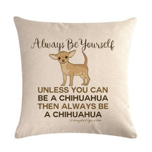 Load image into Gallery viewer, Pet Dog Elegant Design Linen Cotton Throw Pillow Covers Dog Pattern Cotton Throw Pillow Covers Car Sofa Cushion Cover Pillowcases Couch Cushion Cover Home Sofa Bed Decorative Pillows