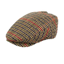 Load image into Gallery viewer, Peter Grimm Houndstooth - Wool Flat Cap