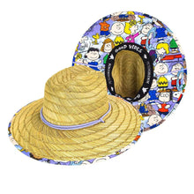 Load image into Gallery viewer, Peter Grimm Peanuts Characters - Rye Straw Lifeguard Hat