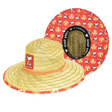 Load image into Gallery viewer, Peter Grimm Peanuts Joe Cool Snoopy - Rye Straw Lifeguard Hat