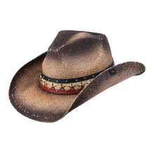 Load image into Gallery viewer, Peter Grimm Hogan - Straw Cowboy Hat
