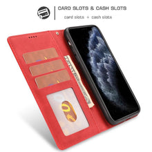 Load image into Gallery viewer, Phone Case For Xiaomi Mi Redmi Note 8 8A 8T 9 9A 9S 10 10S Pro POCO F3 X3 NFC 11 10T Lite 11i 11T Pro Wallet Leather Book Cover Magnetic PU Leather Wallet-Style Business Phone Case Fashion Flip Case with Card Slot