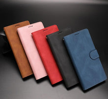 Load image into Gallery viewer, Phone Case For Xiaomi Mi Redmi Note 8 8A 8T 9 9A 9S 10 10S Pro POCO F3 X3 NFC 11 10T Lite 11i 11T Pro Wallet Leather Book Cover Magnetic PU Leather Wallet-Style Business Phone Case Fashion Flip Case with Card Slot