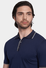 Load image into Gallery viewer, The Mercerized Cotton Polo (Navy)