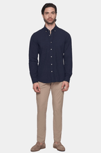 Load image into Gallery viewer, The Luxury Linen Shirt (Classic Navy)