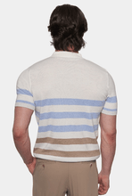 Load image into Gallery viewer, The Quarter Zip Mercerized Cotton Polo (Sunrise)