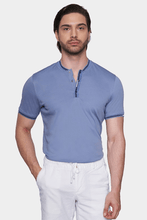 Load image into Gallery viewer, Mercerized cotton polo (Powder Blue)