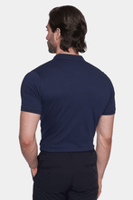 Load image into Gallery viewer, The Mercerized Cotton Polo (Deep Sea)