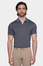 Load image into Gallery viewer, The Mercerized Polo (Nautical Blue)